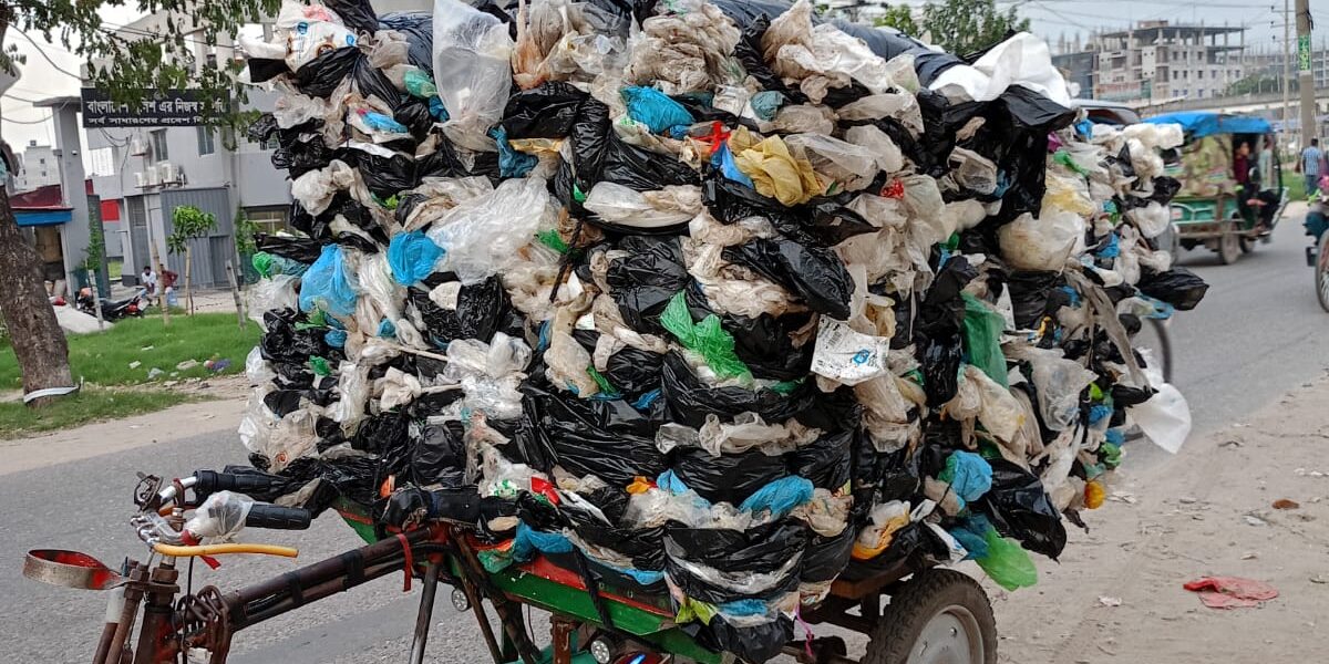 plastic-recycling-collection-ks-rubber Plastic Collected for Recycling to make synthetic rubber sheets
